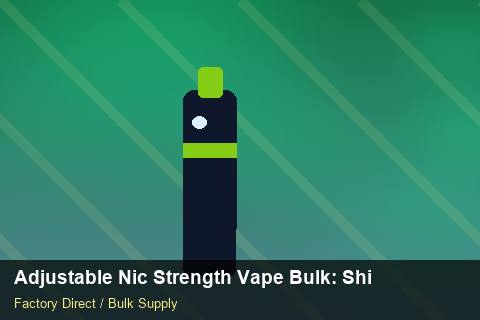 Adjustable Nic Strength Vape Bulk — Adjustable Nic Strength Vape Bulk: Shipping & Logistics — 3PL Integration photo 1