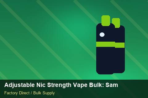 Adjustable Nic Strength Vape Bulk — Adjustable Nic Strength Vape Bulk: Sample Policy — 3PL Integration photo 1