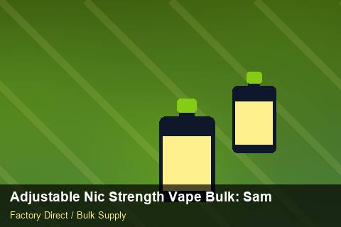 Adjustable Nic Strength Vape Bulk — Adjustable Nic Strength Vape Bulk: Sample Policy — 3PL Integration photo 2