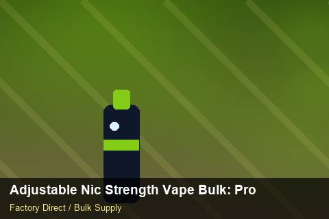 Adjustable Nic Strength Vape Bulk — Adjustable Nic Strength Vape Bulk: Production Capacity — 3PL Integration photo 2