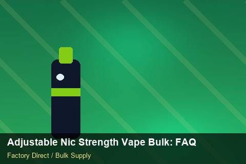Adjustable Nic Strength Vape Bulk — Adjustable Nic Strength Vape Bulk: FAQ — 3PL Integration photo 2