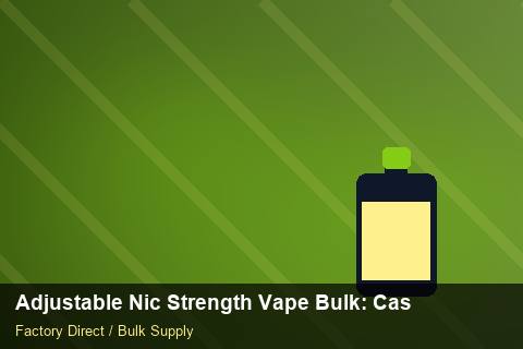 Adjustable Nic Strength Vape Bulk — Adjustable Nic Strength Vape Bulk: Case Studies — 3PL Integration photo 2
