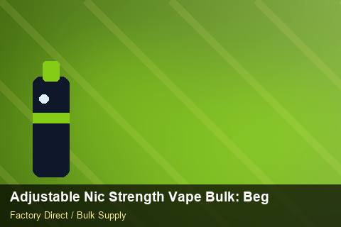 Adjustable Nic Strength Vape Bulk — Adjustable Nic Strength Vape Bulk: Beginner's Guide — 3PL Integration photo 1