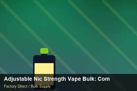 Adjustable Nic Strength Vape Bulk — Adjustable Nic Strength Vape Bulk: Compliance Standards — Dropship Setup photo 2
