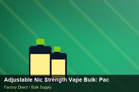 Adjustable Nic Strength Vape Bulk — Adjustable Nic Strength Vape Bulk: Packaging Standards — Dropship Setup photo 1