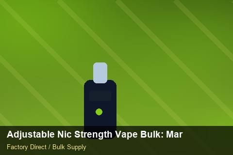 Adjustable Nic Strength Vape Bulk — Adjustable Nic Strength Vape Bulk: Market Trends 2026 — Dropship Setup photo 2