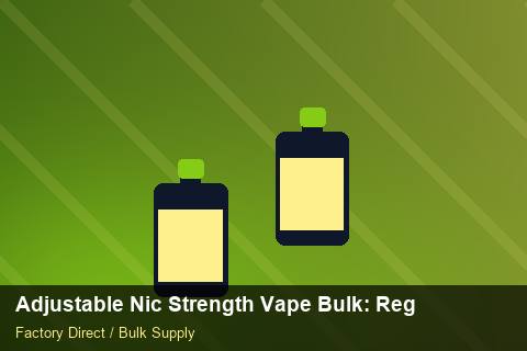 Adjustable Nic Strength Vape Bulk — Adjustable Nic Strength Vape Bulk: Regulatory Update — Dropship Setup photo 1