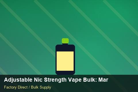 Adjustable Nic Strength Vape Bulk — Adjustable Nic Strength Vape Bulk: Margin Calculator — Dropship Setup photo 1