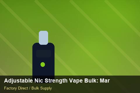 Adjustable Nic Strength Vape Bulk — Adjustable Nic Strength Vape Bulk: Margin Calculator — Dropship Setup photo 2