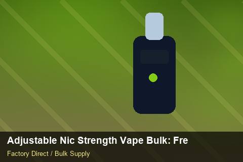 Adjustable Nic Strength Vape Bulk — Adjustable Nic Strength Vape Bulk: Freight Insurance — Dropship Setup photo 2