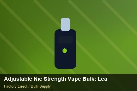 Adjustable Nic Strength Vape Bulk — Adjustable Nic Strength Vape Bulk: Lead Time & MOQ — Marketplace Listing photo 2