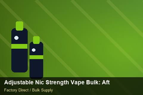 Adjustable Nic Strength Vape Bulk — Adjustable Nic Strength Vape Bulk: After-Sales Support — Marketplace Listing photo 1