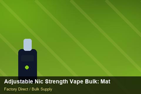 Adjustable Nic Strength Vape Bulk — Adjustable Nic Strength Vape Bulk: Material & Ingredients — Marketplace Listing photo 2