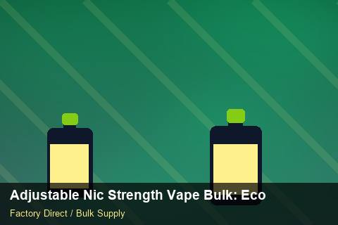 Adjustable Nic Strength Vape Bulk — Adjustable Nic Strength Vape Bulk: Eco-Friendly Materials — Marketplace Listing photo 1