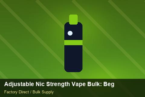 Adjustable Nic Strength Vape Bulk — Adjustable Nic Strength Vape Bulk: Beginner's Guide — Marketplace Listing photo 1