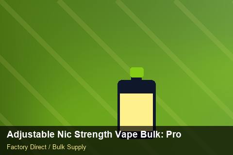 Adjustable Nic Strength Vape Bulk — Adjustable Nic Strength Vape Bulk: Procurement Strategy — Shopify Sync photo 1