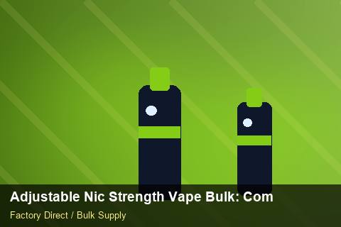 Adjustable Nic Strength Vape Bulk — Adjustable Nic Strength Vape Bulk: Compliance Standards — Shopify Sync photo 1