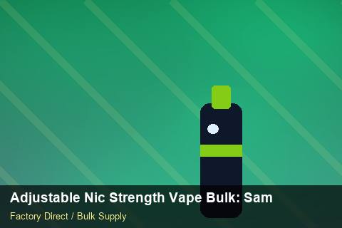 Adjustable Nic Strength Vape Bulk — Adjustable Nic Strength Vape Bulk: Sample Policy — Shopify Sync photo 1