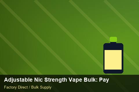 Adjustable Nic Strength Vape Bulk — Adjustable Nic Strength Vape Bulk: Payment Terms — Shopify Sync photo 1