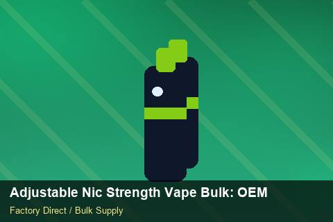 Adjustable Nic Strength Vape Bulk — Adjustable Nic Strength Vape Bulk: OEM & ODM Service — Shopify Sync photo 2