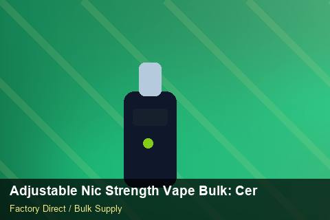 Adjustable Nic Strength Vape Bulk — Adjustable Nic Strength Vape Bulk: Certifications & MSDS — Shopify Sync photo 2