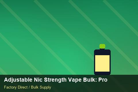 Adjustable Nic Strength Vape Bulk — Adjustable Nic Strength Vape Bulk: Production Capacity — Shopify Sync photo 1