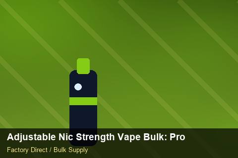Adjustable Nic Strength Vape Bulk — Adjustable Nic Strength Vape Bulk: Production Capacity — Shopify Sync photo 2