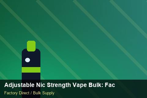 Adjustable Nic Strength Vape Bulk — Adjustable Nic Strength Vape Bulk: Factory Audit Report — Shopify Sync photo 2