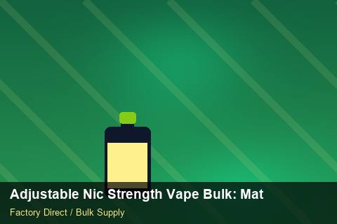 Adjustable Nic Strength Vape Bulk — Adjustable Nic Strength Vape Bulk: Material & Ingredients — Shopify Sync photo 1