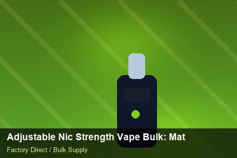 Adjustable Nic Strength Vape Bulk — Adjustable Nic Strength Vape Bulk: Material & Ingredients — Shopify Sync photo 2