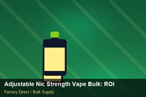 Adjustable Nic Strength Vape Bulk — Adjustable Nic Strength Vape Bulk: ROI Analysis — Shopify Sync photo 2
