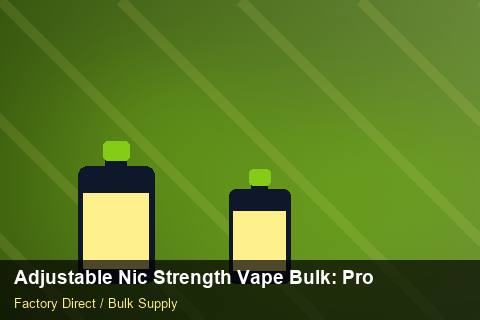 Adjustable Nic Strength Vape Bulk — Adjustable Nic Strength Vape Bulk: Procurement Checklist — Shopify Sync photo 1