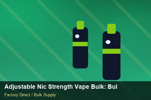 Adjustable Nic Strength Vape Bulk — Adjustable Nic Strength Vape Bulk: Bulk Supplier Guide — WooCommerce Sync photo 1