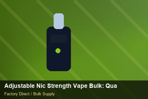 Adjustable Nic Strength Vape Bulk — Adjustable Nic Strength Vape Bulk: Quality Inspection Checklist — WooCommerce Sync photo 1