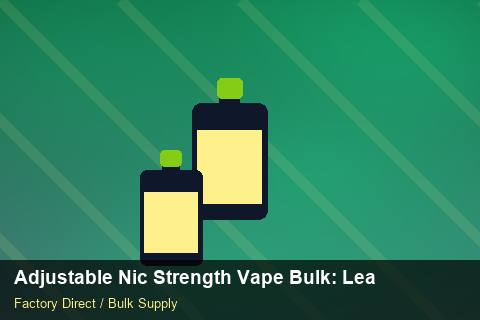 Adjustable Nic Strength Vape Bulk — Adjustable Nic Strength Vape Bulk: Lead Time & MOQ — WooCommerce Sync photo 1