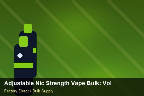 Adjustable Nic Strength Vape Bulk — Adjustable Nic Strength Vape Bulk: Volume Pricing Tiers — WooCommerce Sync photo 2