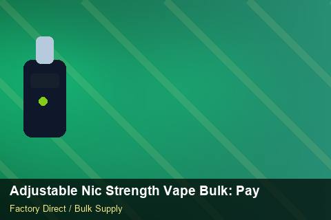 Adjustable Nic Strength Vape Bulk — Adjustable Nic Strength Vape Bulk: Payment Terms — WooCommerce Sync photo 2