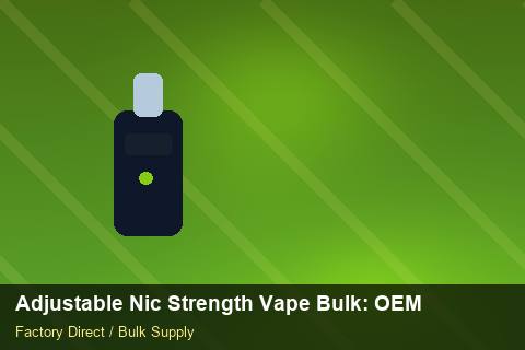 Adjustable Nic Strength Vape Bulk — Adjustable Nic Strength Vape Bulk: OEM & ODM Service — WooCommerce Sync photo 1