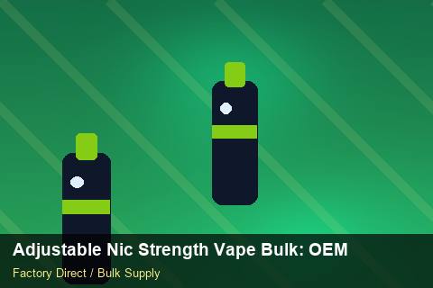 Adjustable Nic Strength Vape Bulk — Adjustable Nic Strength Vape Bulk: OEM & ODM Service — WooCommerce Sync photo 2