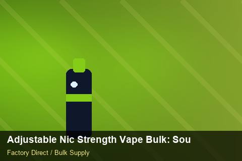 Adjustable Nic Strength Vape Bulk — Adjustable Nic Strength Vape Bulk: Sourcing Workflow — WooCommerce Sync photo 1