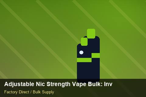 Adjustable Nic Strength Vape Bulk — Adjustable Nic Strength Vape Bulk: Inventory Management — WooCommerce Sync photo 1