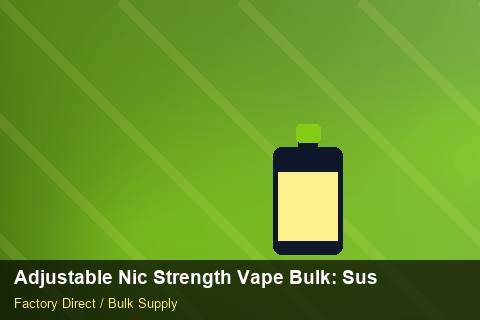 Adjustable Nic Strength Vape Bulk — Adjustable Nic Strength Vape Bulk: Sustainability — WooCommerce Sync photo 1