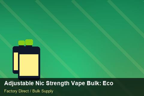 Adjustable Nic Strength Vape Bulk — Adjustable Nic Strength Vape Bulk: Eco-Friendly Materials — WooCommerce Sync photo 1