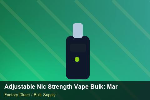 Adjustable Nic Strength Vape Bulk — Adjustable Nic Strength Vape Bulk: Market Comparison — WooCommerce Sync photo 1