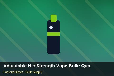 Adjustable Nic Strength Vape Bulk — Adjustable Nic Strength Vape Bulk: Quality Inspection Checklist — API Integration photo 2