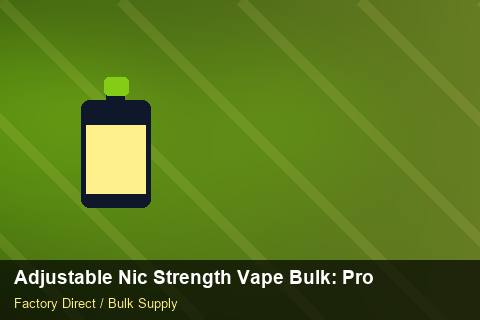 Adjustable Nic Strength Vape Bulk — Adjustable Nic Strength Vape Bulk: Procurement Strategy — API Integration photo 1