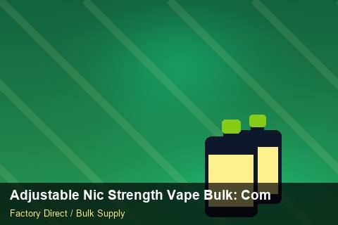 Adjustable Nic Strength Vape Bulk — Adjustable Nic Strength Vape Bulk: Compliance Standards — API Integration photo 2