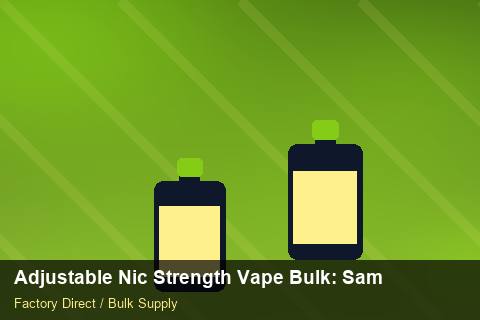 Adjustable Nic Strength Vape Bulk — Adjustable Nic Strength Vape Bulk: Sample Policy — API Integration photo 2