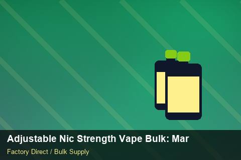 Adjustable Nic Strength Vape Bulk — Adjustable Nic Strength Vape Bulk: Market Trends 2026 — API Integration photo 1