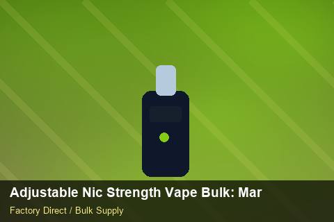 Adjustable Nic Strength Vape Bulk — Adjustable Nic Strength Vape Bulk: Market Trends 2026 — API Integration photo 2